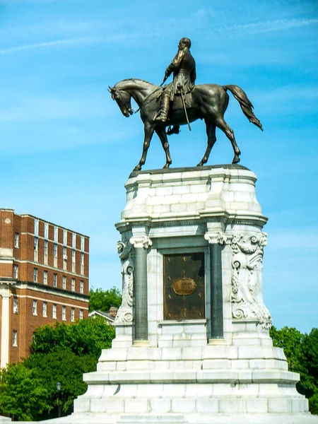 Статуя Вашингтоне Томаса Джонатана Стоунволла Джексона Служила Генералом Конфедерации Время — стоковое фото