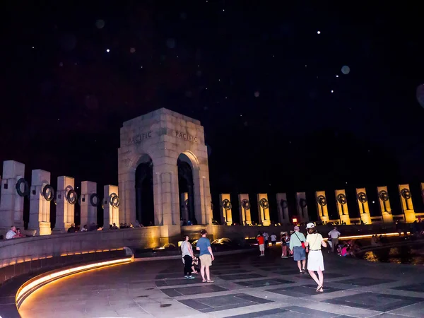 Όμορφο Μνημείο Στην Ουάσιγκτον Εκείνους Που Σκοτώθηκαν Στο Παγκόσμιο Πόλεμο — Φωτογραφία Αρχείου