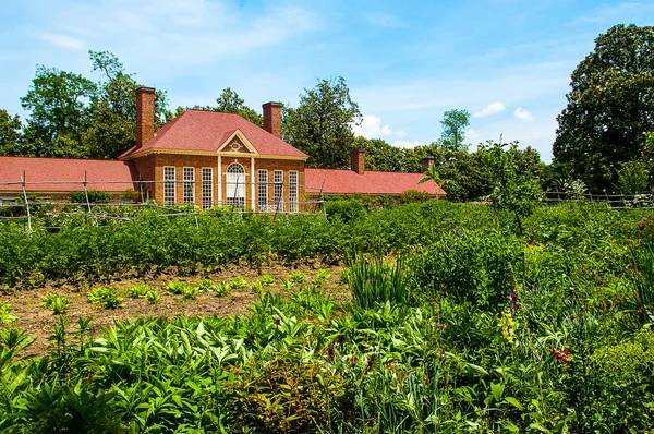 Garden Mount Vernon George Washingtons Home Banks River Potomac Usa — 스톡 사진