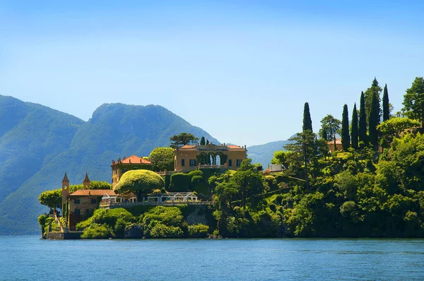 Villa Del Balbianello Lago Como Norte Itália Esta Villa Foi — Fotografia de Stock