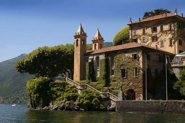 Villa Del Balbianello Nad Jeziorem Como Północnych Włoszech Willa Została — Zdjęcie stockowe