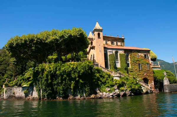 Villa Del Balbianello Nad Jeziorem Como Północnych Włoszech Willa Została — Zdjęcie stockowe