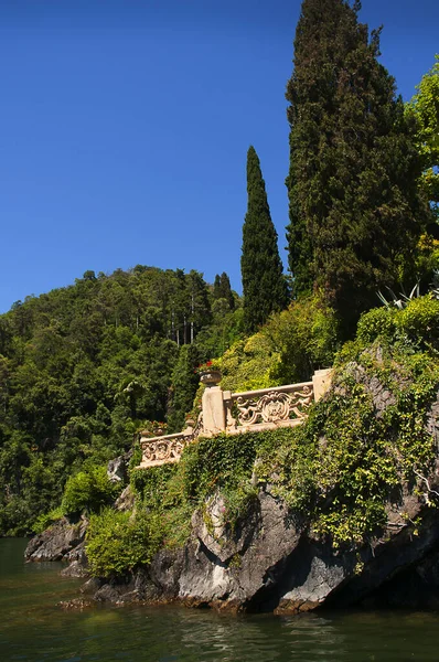 Villa Del Balbianello Στη Λίμνη Κόμο Στη Βόρεια Ιταλία Αυτή — Φωτογραφία Αρχείου