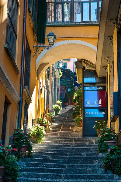 Chamada Pérola Lago Como Bellagio Uma Cidade Localizada Lago Como — Fotografia de Stock