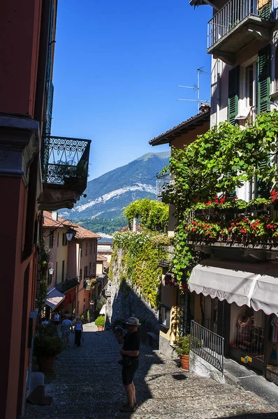 Chamada Pérola Lago Como Bellagio Uma Cidade Localizada Lago Como — Fotografia de Stock