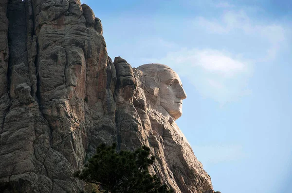 Mount Rushmore National Memorial Socha Vytesaná Žulové Stěny Mount Rushmore — Stock fotografie