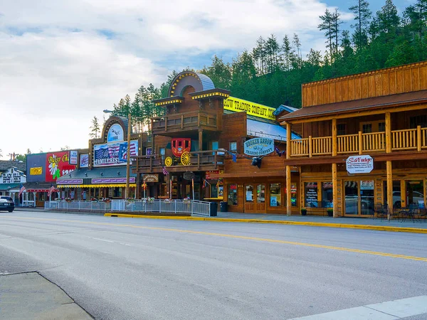 Keystone South Dakota Den Närmaste Staden Black Hills Till Mount — Stockfoto