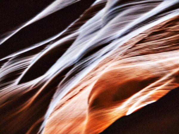 Antelope Canyon Formed Erosion Navajo Sandstone Primarily Due Flash Flooding — Stock Photo, Image