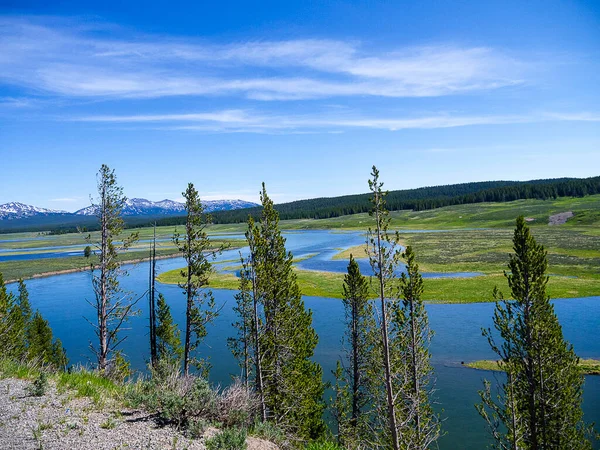 Ormen Floden Genom Grand Tetons National Park Wyoming Usa Human — Stockfoto