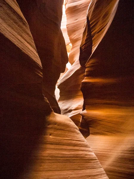 Exploring Natural Wonders Antelope Canyon Sandstone Slot Canyon Sculpted Eons — Stock Photo, Image