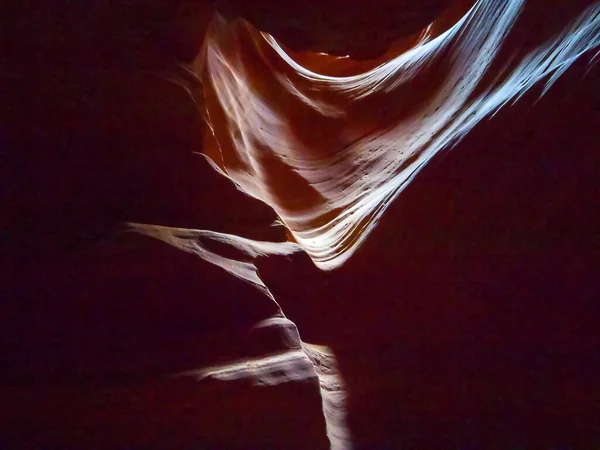 Explorando Las Maravillas Naturales Del Antelope Canyon Cañón Piedra Arenisca — Foto de Stock