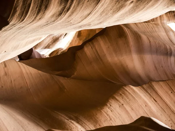 Exploring Natural Wonders Antelope Canyon Sandstone Slot Canyon Sculpted Eons — Stock Photo, Image