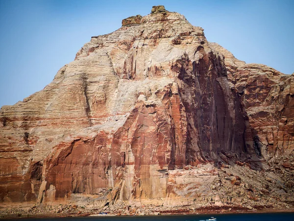 Rock Lake Powell Man Made Reservoir Colorado River Border Utah — Stock Photo, Image