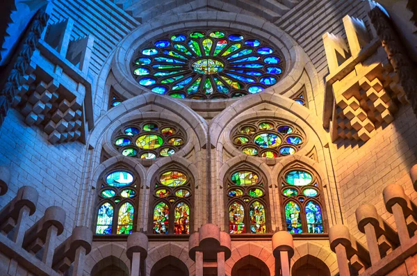Vista Interior Sagrada Família — Fotografia de Stock