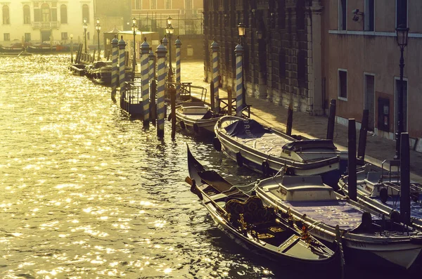Sole Sorge Nella Splendida Città Venezia — Foto Stock
