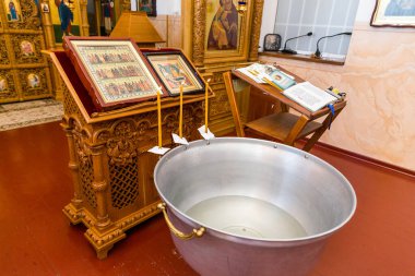 Eski Kudüs, İsrail 'in başkenti Kudüs' teki Kutsal Mezar Kilisesi 'nin içinde.