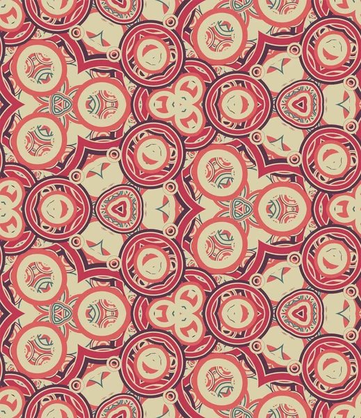 Kaleidoscope Seamless Pattern Background Vintage Color Abstraction Useful Design Element — Stock Vector