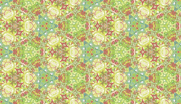 Abstract Seamless Pattern Background Vintage Kaleidoscope Useful Design Element Texture — Stock Vector