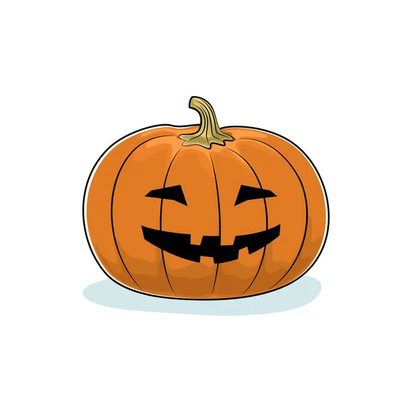 Labu Mendengus Halloween - Stok Vektor