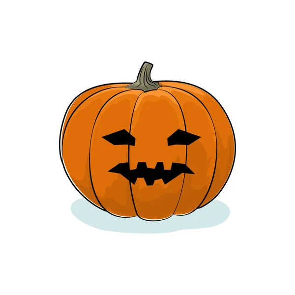 Labu Kejam Halloween - Stok Vektor