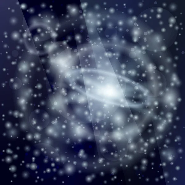 Звезды со спутниками во Вселенной — стоковый вектор