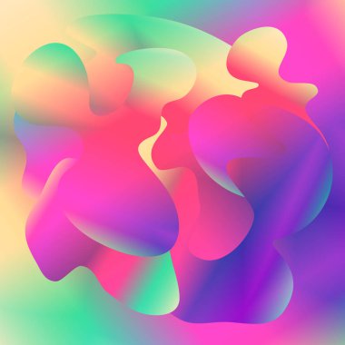 Çok renkli gradyan arka plan