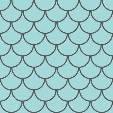 Deniz balıkları sorunsuz desen ölçekler