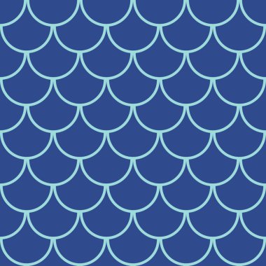 Deniz balıkları sorunsuz desen ölçekler