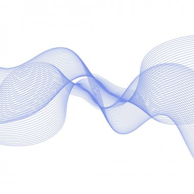 Mavi dalgalı soyut arkaplan