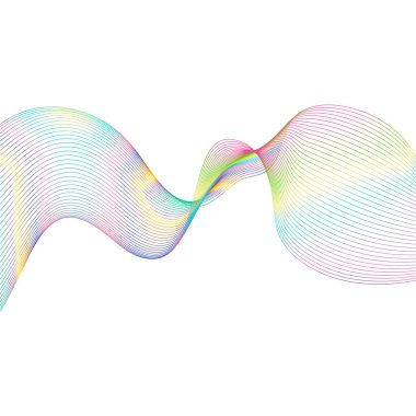 Arka plan degrade dalgalar ile