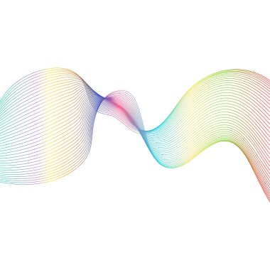 Arka plan degrade dalgalar ile