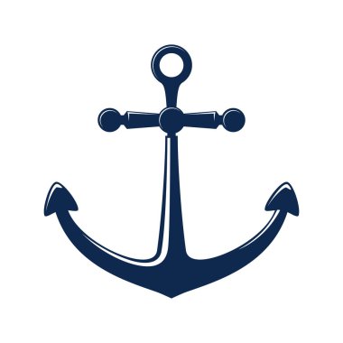 Beyaz arka plan üzerinde izole çapa