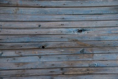 Mavi ahşap tahtalarla boyanmış eski arkaplan dokusunu kapat.