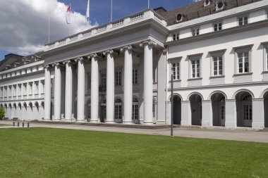 Koblenz, Almanya - 27 Haziran 2018: Seçim Palace 1777-1793 arasında inşa edilmiş ve son Başpiskopos Clemens Wenceslaus Saksonya Köşkü oldu