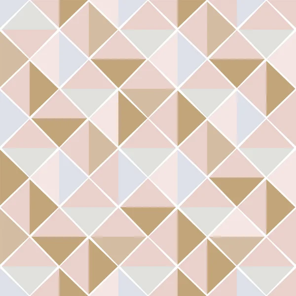 Abstrakte geometrische Pastellfarbe Hintergrund mit Quadraten Dreiecke modernes Druckdesign — Stockvektor