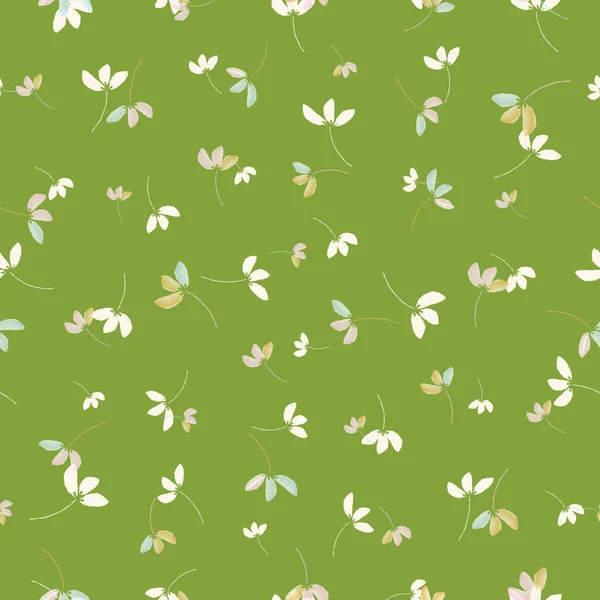 Aquarell kleine ditsy florale nahtlose Muster Design — Stockvektor