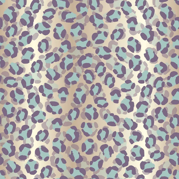 Modèle de peau de léopard sans couture avec fond dégradé texturé brun beige. — Image vectorielle