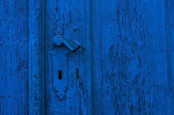 Porta Com Punho Velho — Fotografia de Stock