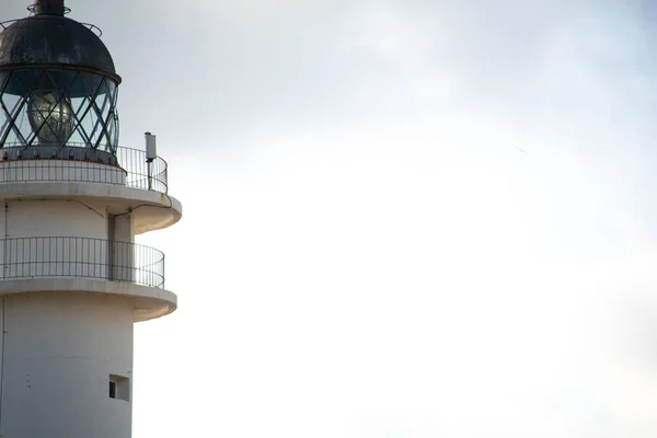 Eski deniz feneri. Formentera, İspanya.