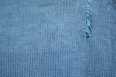 Örgü kazak doku portre