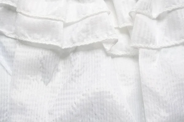 Closeup Witte Gaas Textuur — Stockfoto