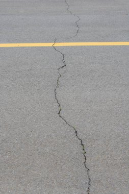 Asfalt yoldan kapatın