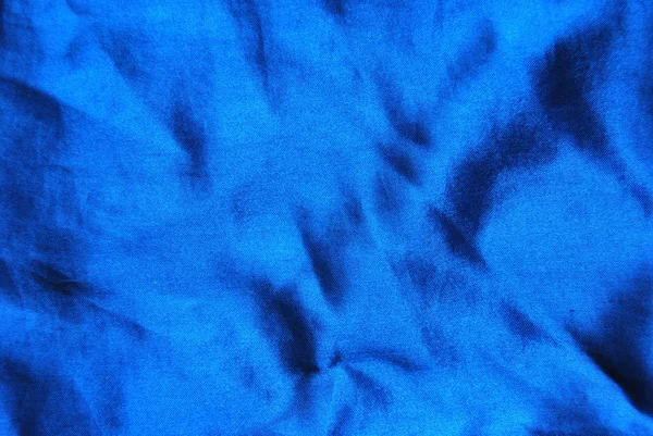 Blaue Seide Textur Hintergrund — Stockfoto