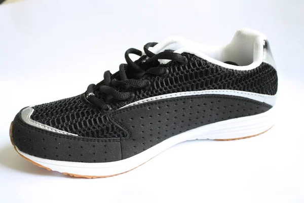 Close Black Sneakers — Stock Photo, Image