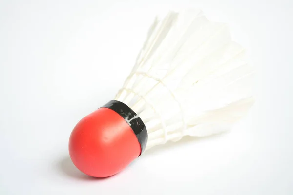 Close White Badminton — Stock Photo, Image