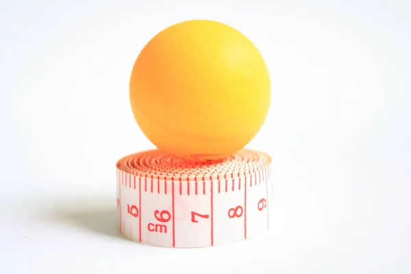 Tape Measure Table Tennis — Stock Photo, Image