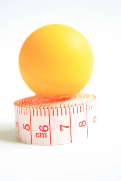 Tape Measure Table Tennis — Stock Photo, Image