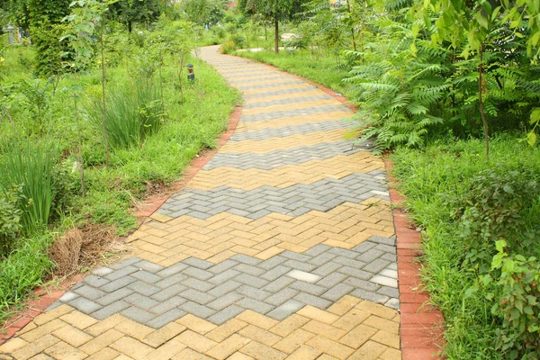 Sidewalk Park — Stock Photo, Image