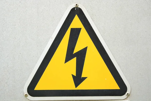 High Pressure Warning Sign — Stock Photo, Image