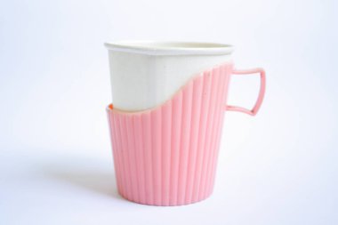 Yakın çekim kağıt bardak